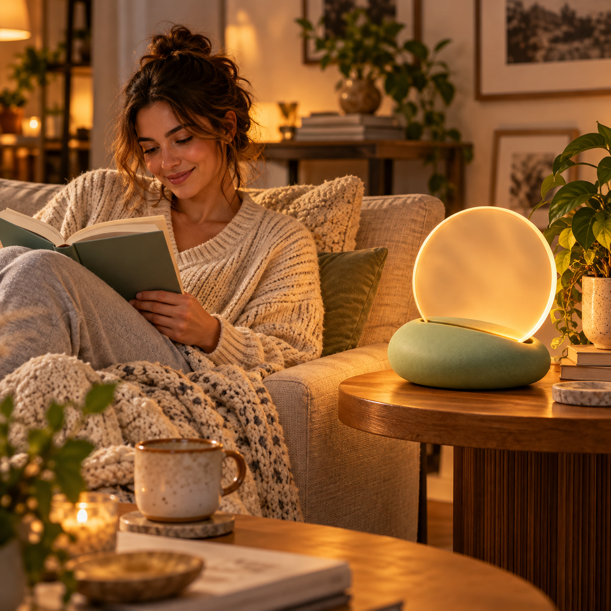Round LED Table Lamp