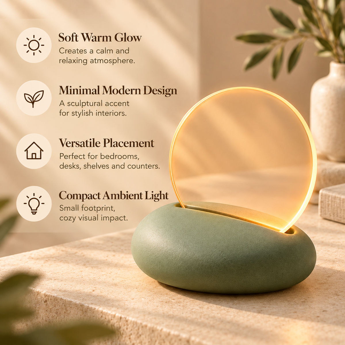Round LED Table Lamp