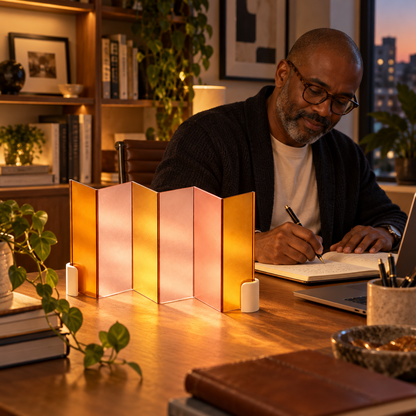 Folded Ambient Table Lamp