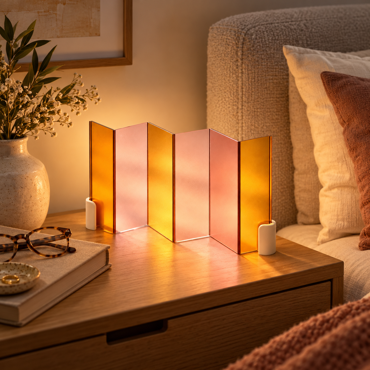 Folded Ambient Table Lamp