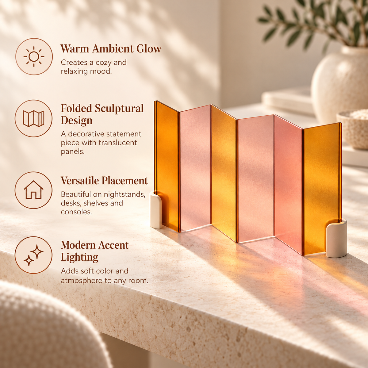 Folded Ambient Table Lamp