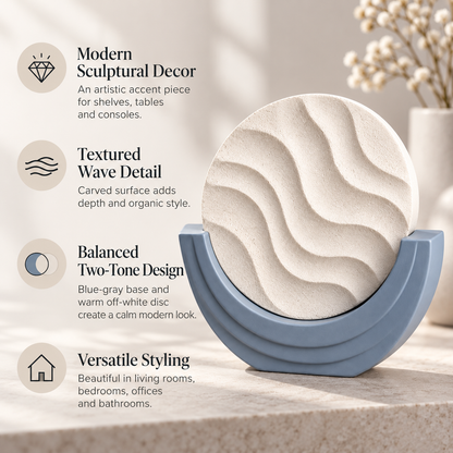 Wave Disc Table Decor