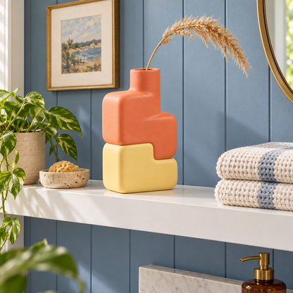 Two-Tone Decorative Vase